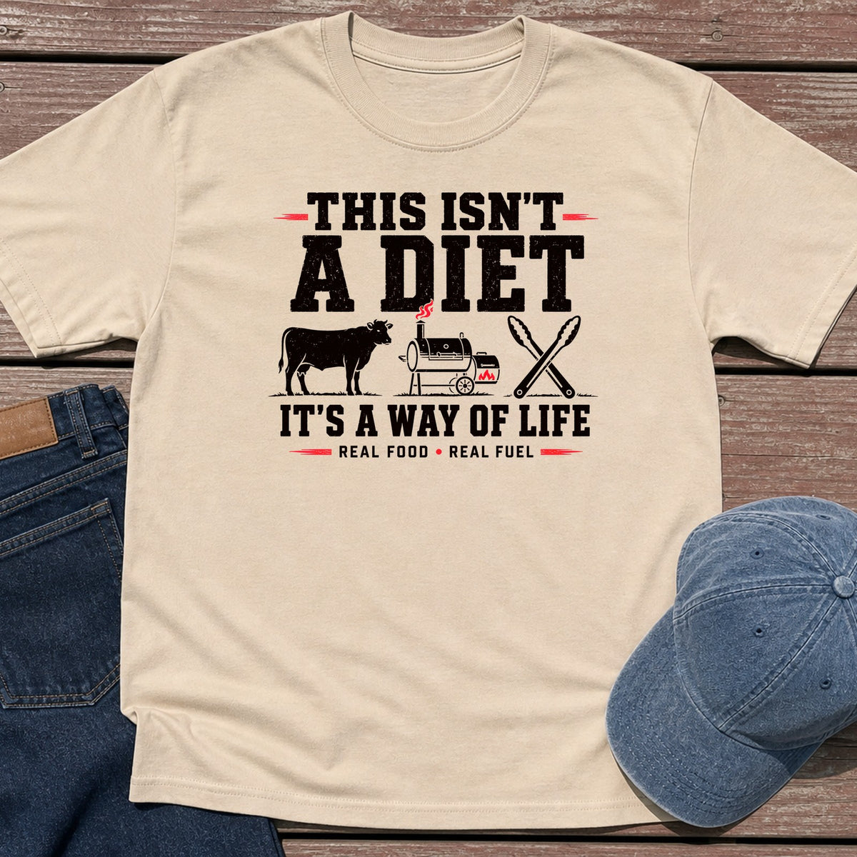 Way Of Life T-Shirt - Sand