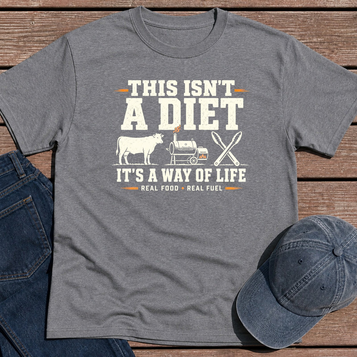 Way Of Life T-Shirt - Tweed