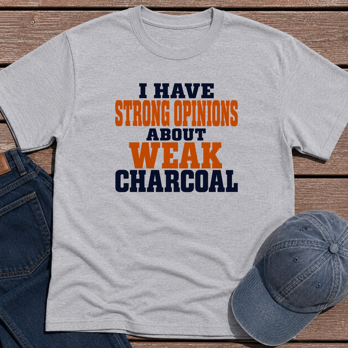 Weak Charcoal T-Shirt - Sport Grey