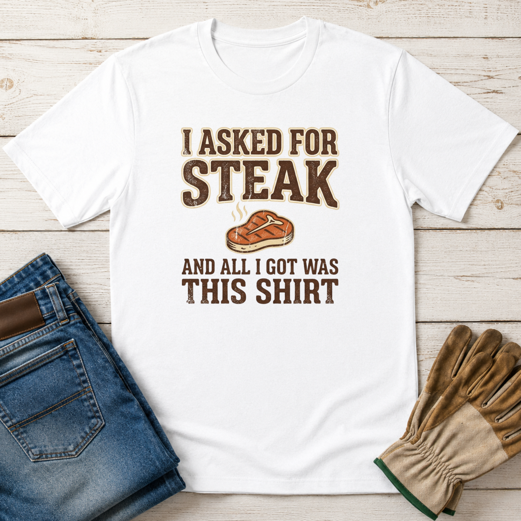 Asked for Steak Got a Shirt T-Shirt