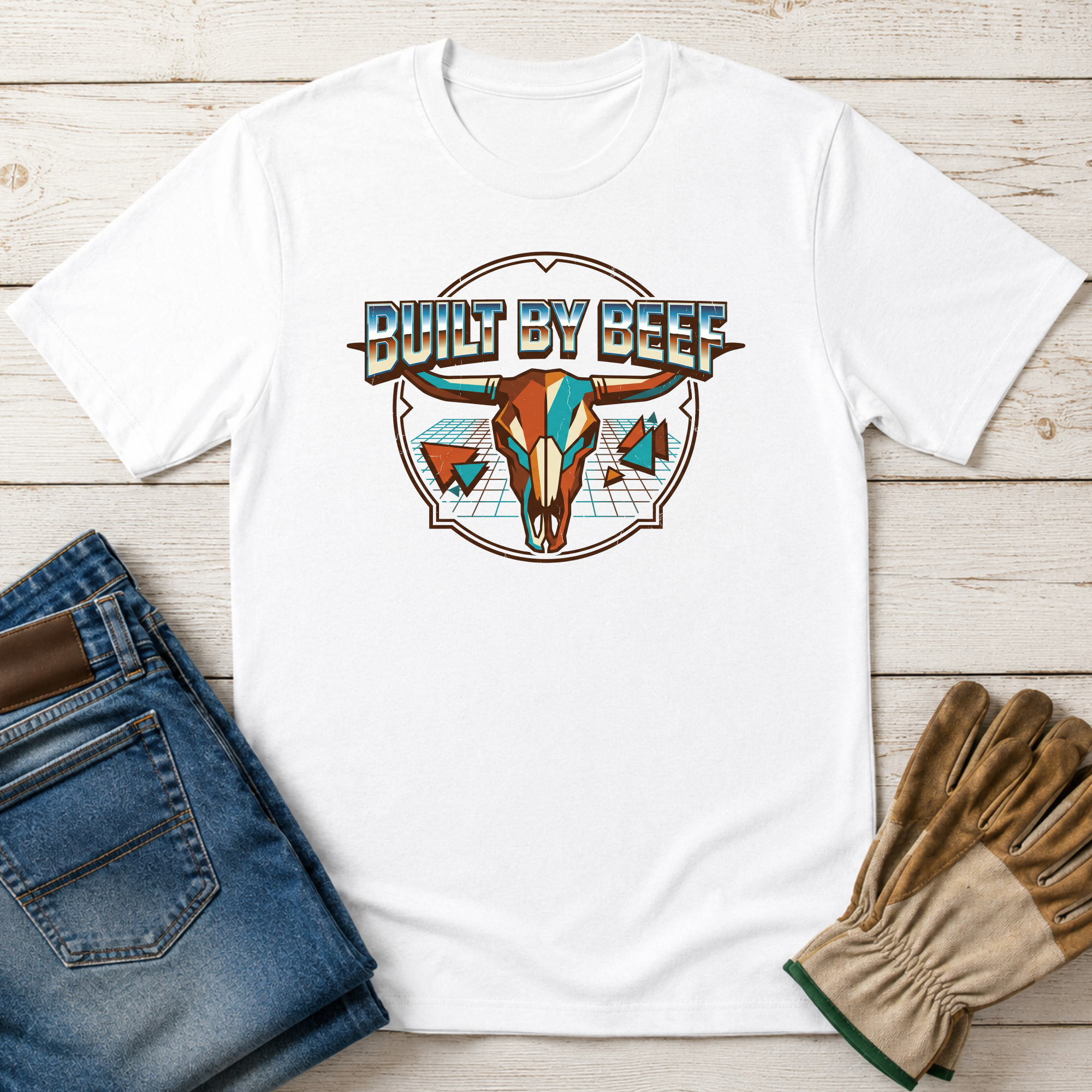Built by Beef Cyber T-Shirt