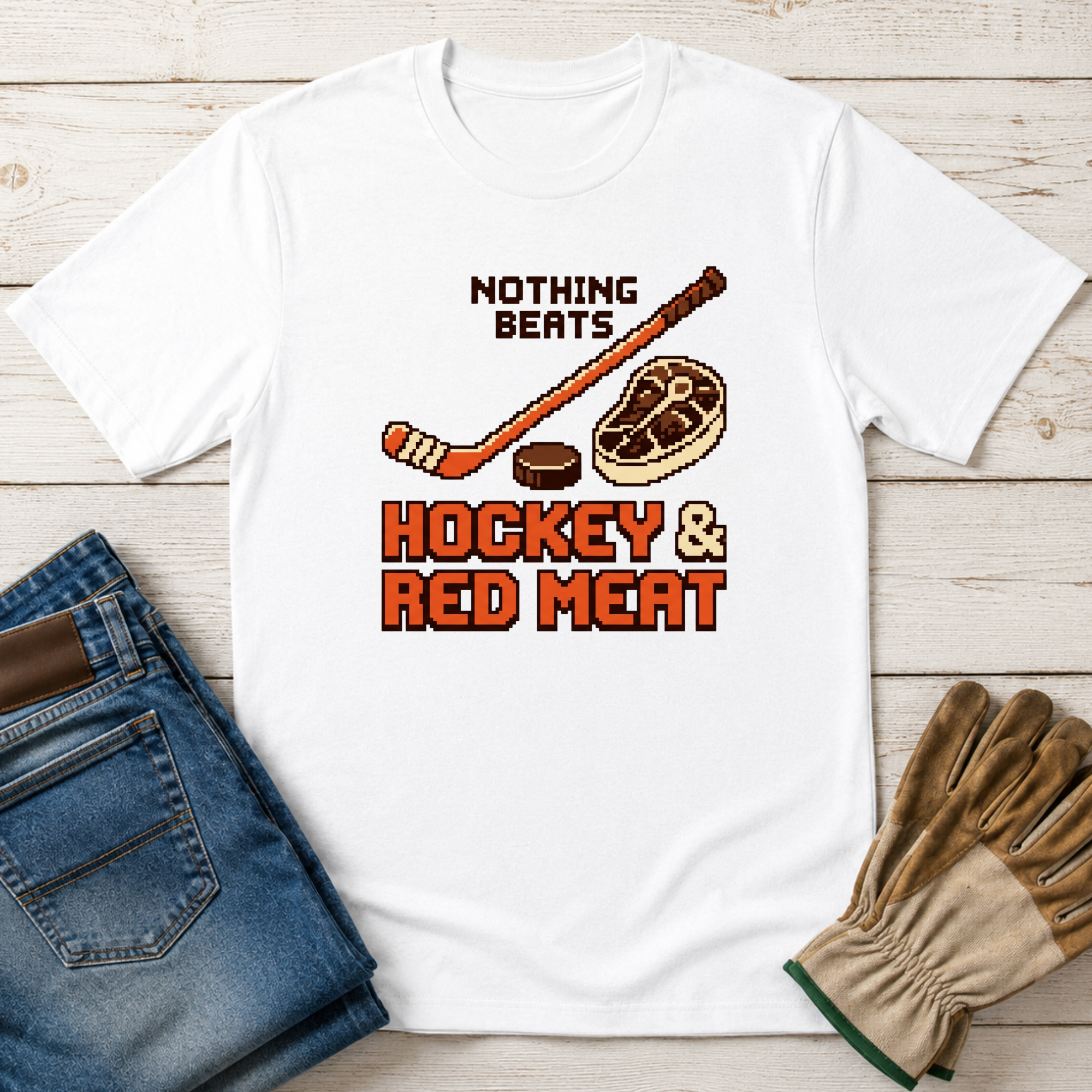 Hockey & Red Meat T-Shirt