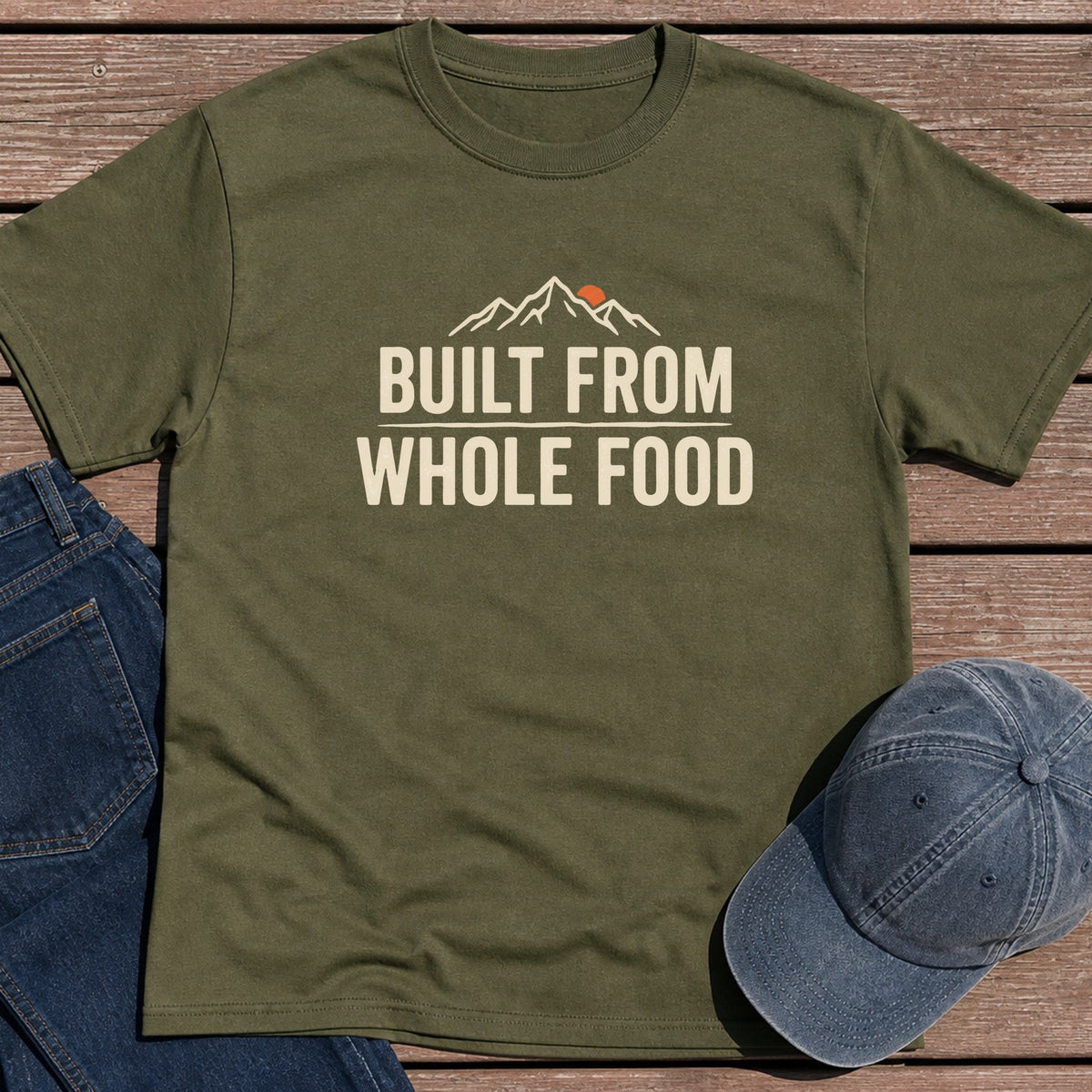 Whole Food T-Shirt - Military Green
