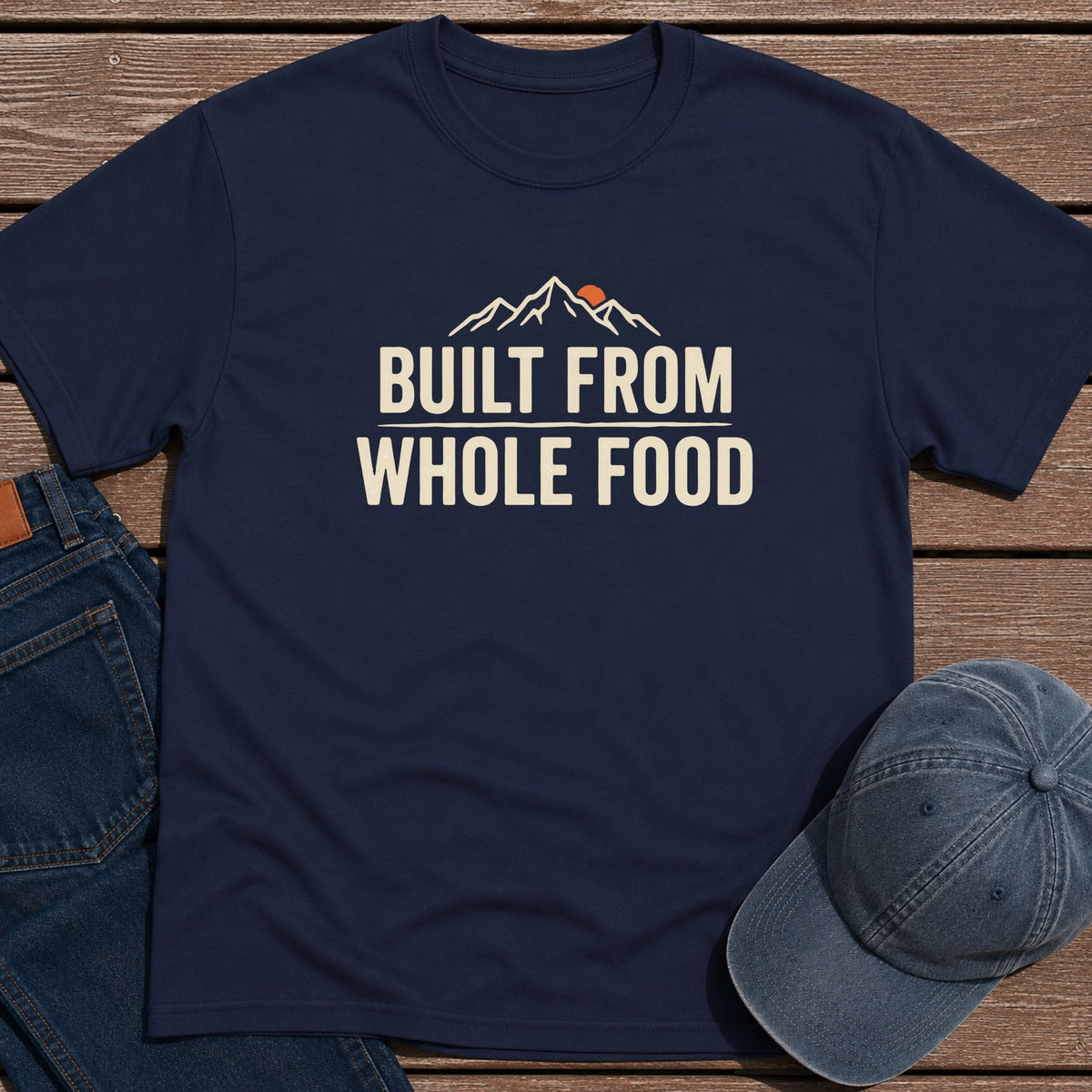 Whole Food T-Shirt - Navy
