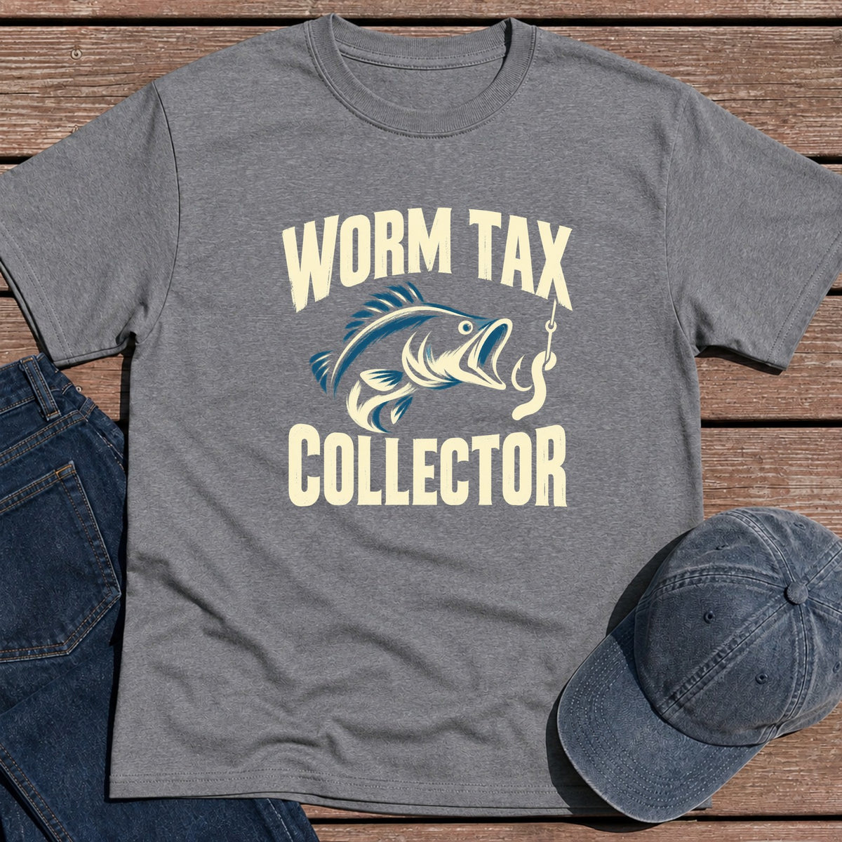 Worm Tax T-Shirt - Tweed
