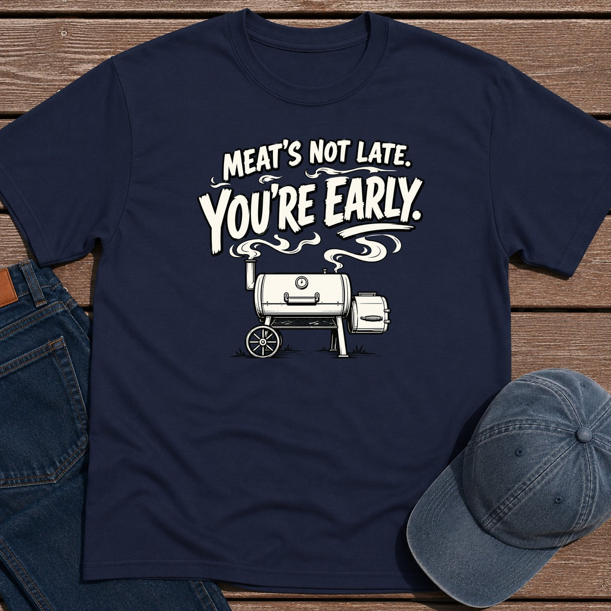 You're Early T-Shirt - Navy