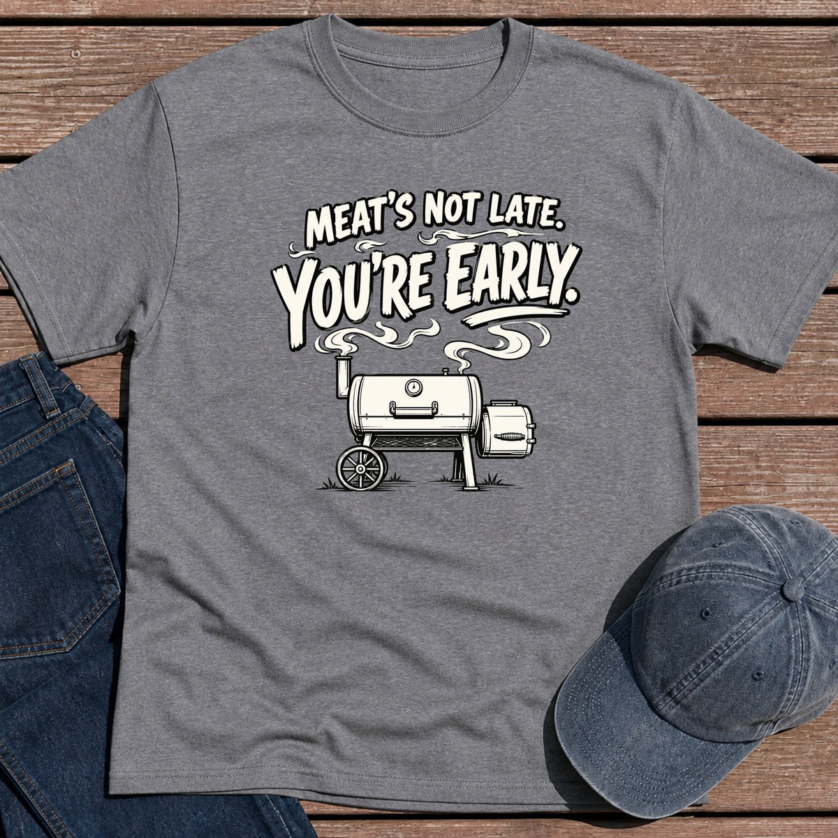 You're Early T-Shirt - Tweed