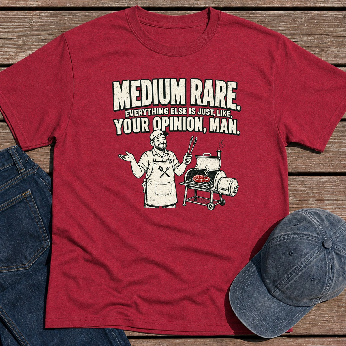 Your Opinion T-Shirt - Antique Cherry Red