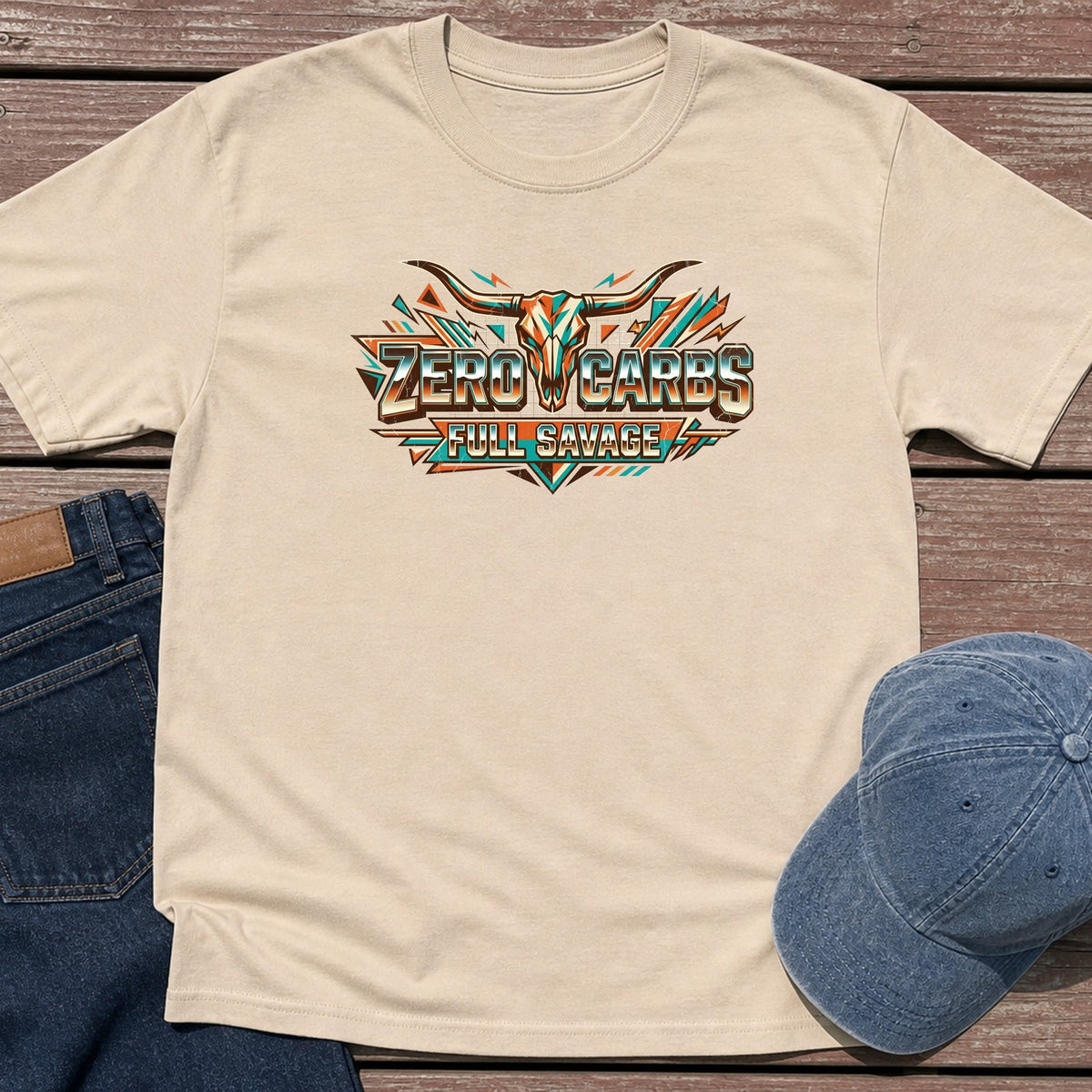 Zero Carb T-Shirt - Sand