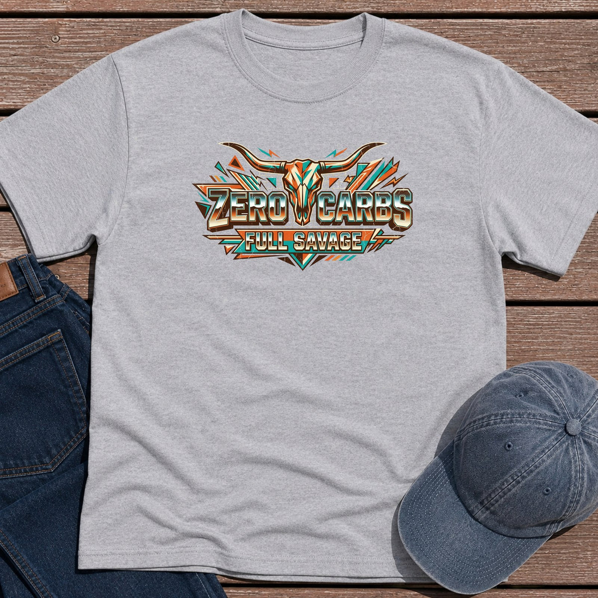 Zero Carb T-Shirt - Sport Grey